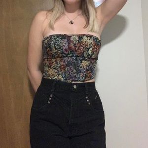 Beautiful floral corset top!